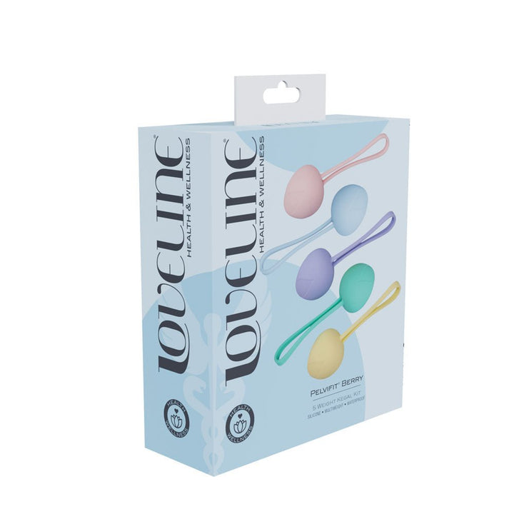 LOVELINE PelviFit Berry - Coloured Kegel Kit - Set of 5 Sizes – Sex toys NZ by Naughtyhut. Discreet delivery nationwide.