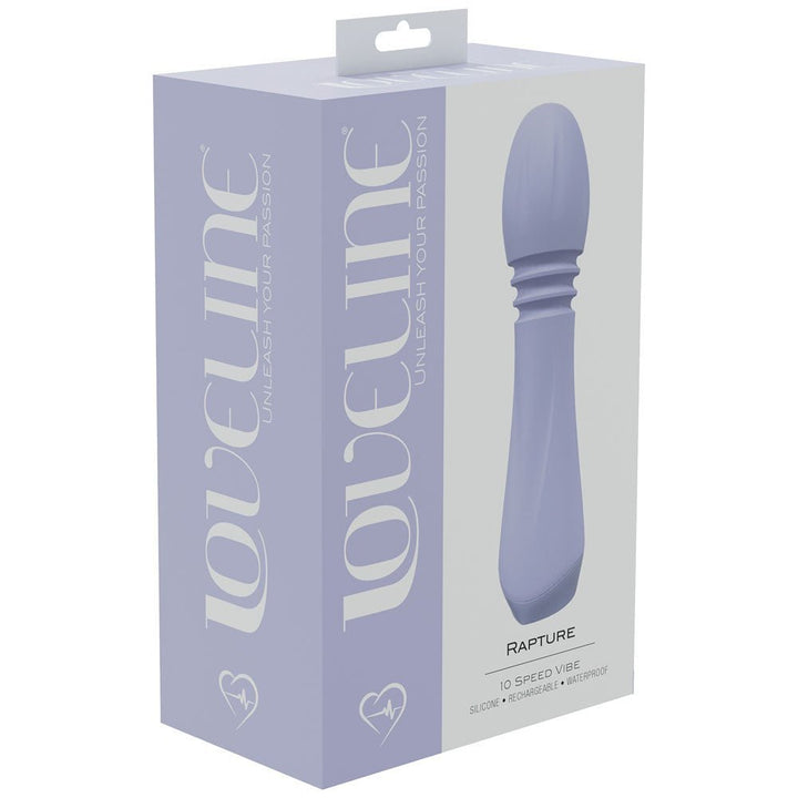 LOVELINE Rapture - Lavender 13.5 cm USB Rechargeable Massage Wand – Sex toys NZ by Naughtyhut. Discreet delivery nationwide.