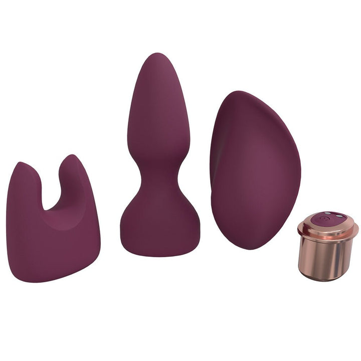 LOVELINE Ultimate Kit - Burgundy - Burgundy USB Rechargeable Kit - 3 Piece Set – Sex toys NZ by Naughtyhut. Discreet delivery nationwide.