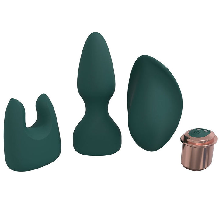 LOVELINE Ultimate Kit - Green - Green USB Rechargeable Kit - 3 Piece Set – Sex toys NZ by Naughtyhut. Discreet delivery nationwide.