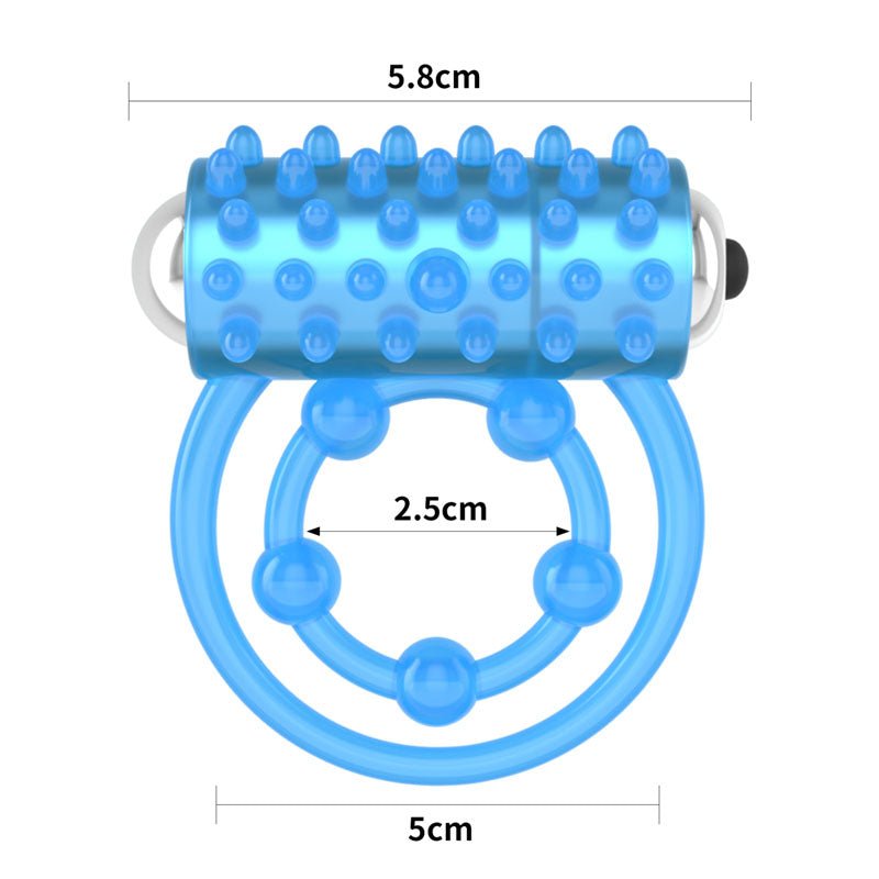 Buy Lumino Play Vibrating Penis & Balls Ring - Glow in the Dark Blue Vibrating Cock Ring – Naughtyhut NZ sex toys online. Discreet delivery & top brands.