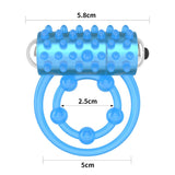Buy Lumino Play Vibrating Penis & Balls Ring - Glow in the Dark Blue Vibrating Cock Ring – Naughtyhut NZ sex toys online. Discreet delivery & top brands.