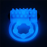 Buy Lumino Play Vibrating Penis & Balls Ring - Glow in the Dark Blue Vibrating Cock Ring – Naughtyhut NZ sex toys online. Discreet delivery & top brands.