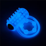 Buy Lumino Play Vibrating Penis & Balls Ring - Glow in the Dark Blue Vibrating Cock Ring – Naughtyhut NZ sex toys online. Discreet delivery & top brands.