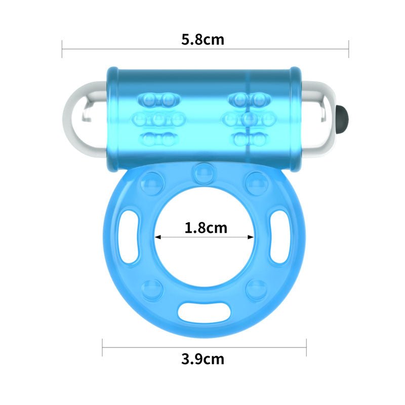 Buy Lumino Play Vibrating Penis Ring - Glow in the Dark Blue Vibrating Cock Ring – Naughtyhut NZ sex toys online. Discreet delivery & top brands.