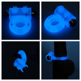 Buy Lumino Play Vibrating Penis Ring - Glow in the Dark Blue Vibrating Cock Ring – Naughtyhut NZ sex toys online. Discreet delivery & top brands.