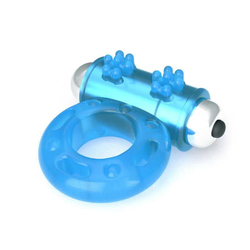 Buy Lumino Play Vibrating Penis Ring - Glow in the Dark Blue Vibrating Cock Ring – Naughtyhut NZ sex toys online. Discreet delivery & top brands.