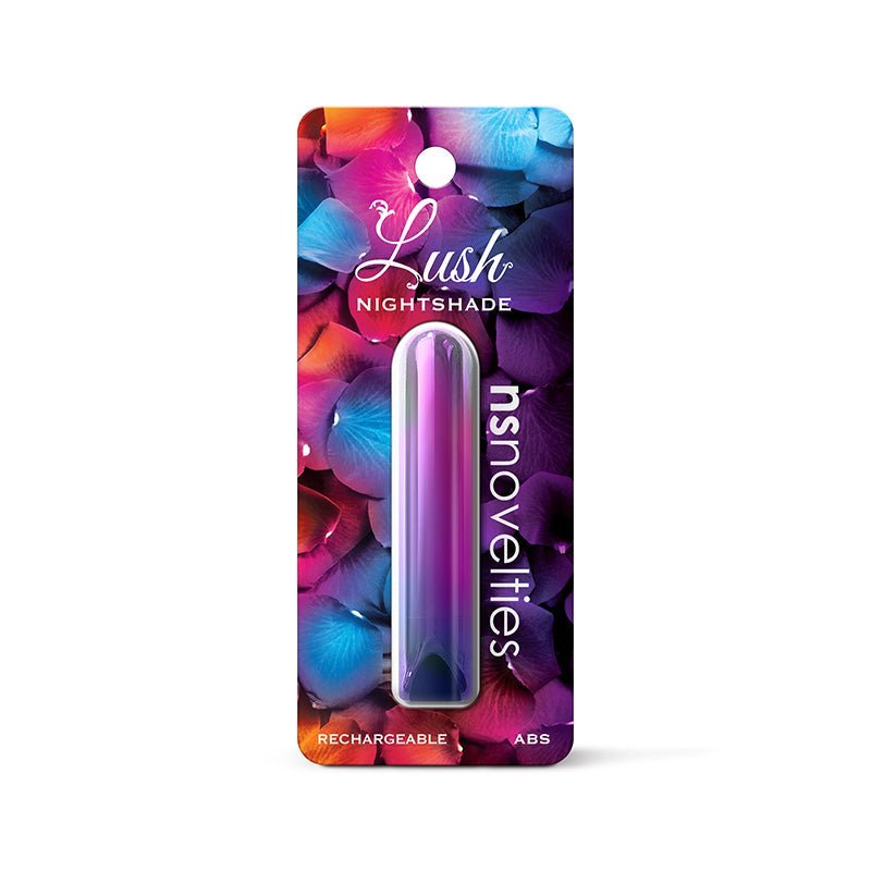 Lush Nightshade - Multicolour - Multicoloured 8.9 cm USB Rechargeable Bullet – Sex toys NZ by Naughtyhut. Discreet delivery nationwide.