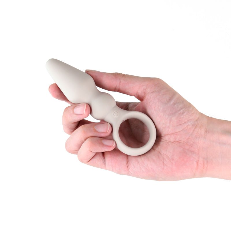 Buy Lust - n - Dreams - Bossa - Fog - White 12.5 cm USB Rechargeable Vibrating Butt Plug – Naughtyhut NZ sex toys online. Discreet delivery & top brands.