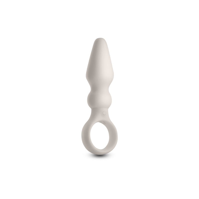 Lust - n - Dreams - Bossa - Fog - White 12.5 cm USB Rechargeable Vibrating Butt Plug – Sex toys NZ by Naughtyhut. Discreet delivery nationwide.