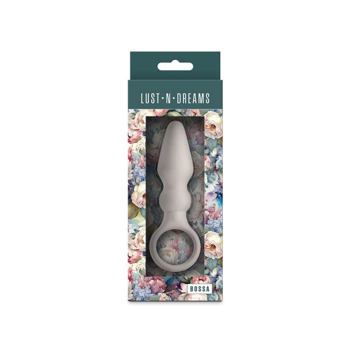 Lust - n - Dreams - Bossa - Fog - White 12.5 cm USB Rechargeable Vibrating Butt Plug – Sex toys NZ by Naughtyhut. Discreet delivery nationwide.