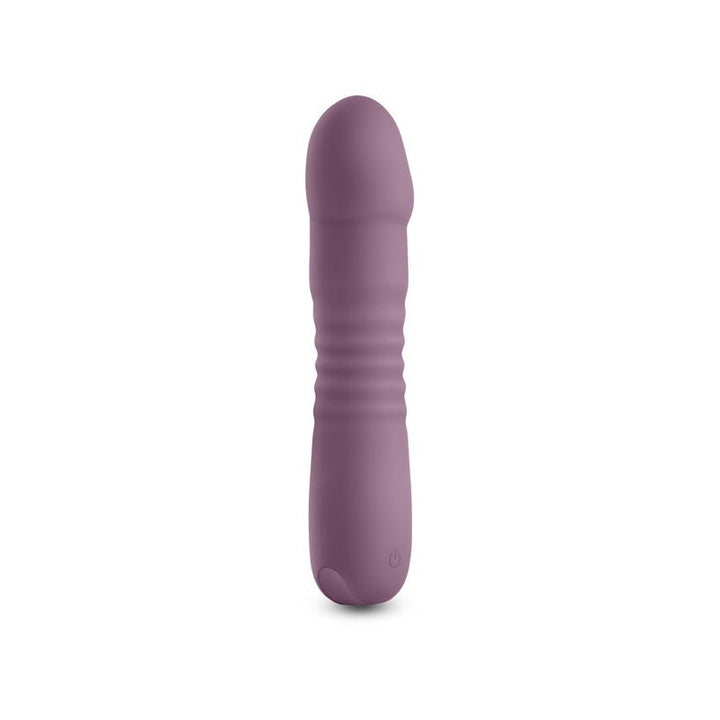 Lust - n - Dreams - Poise - Mauve - Purple 17.3 cm USB Rechargeable Thrusting Vibrator – Sex toys NZ by Naughtyhut. Discreet delivery nationwide.