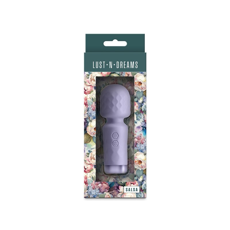 Lust - n - Dreams - Salsa - Lavender - Lavender 11.5 cm USB Rechargeable Mini Massage Wand – Sex toys NZ by Naughtyhut. Discreet delivery nationwide.