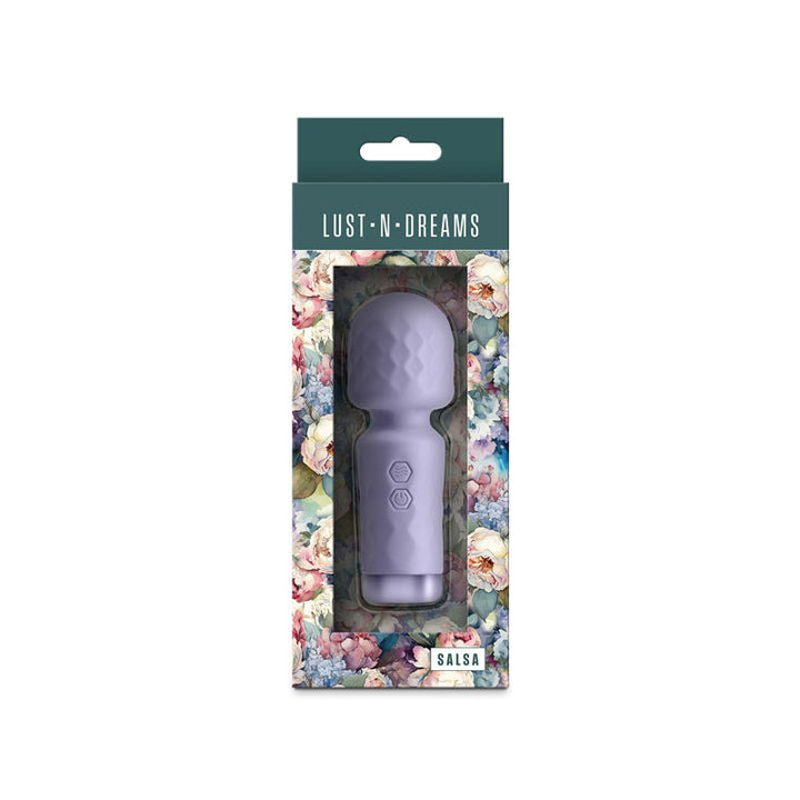 Lust - n - Dreams - Salsa - Lavender - Lavender 11.5 cm USB Rechargeable Mini Massage Wand – Sex toys NZ by Naughtyhut. Discreet delivery nationwide.