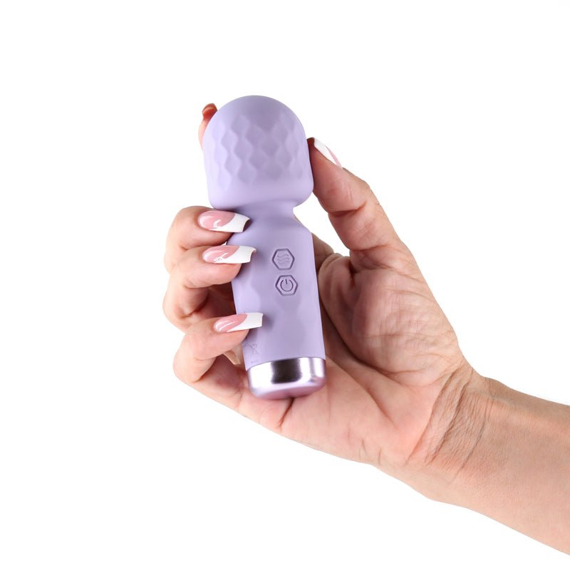 Lust - n - Dreams - Salsa - Lavender - Lavender 11.5 cm USB Rechargeable Mini Massage Wand – Sex toys NZ by Naughtyhut. Discreet delivery nationwide.