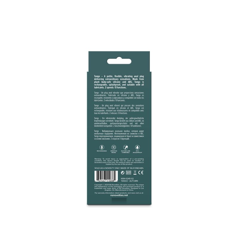 Buy Lust - n - Dreams - Tango - Autumn - Beige 11.5 cm USB Rechargeable Vibrating Butt Plug – Naughtyhut NZ sex toys online. Discreet delivery & top brands.