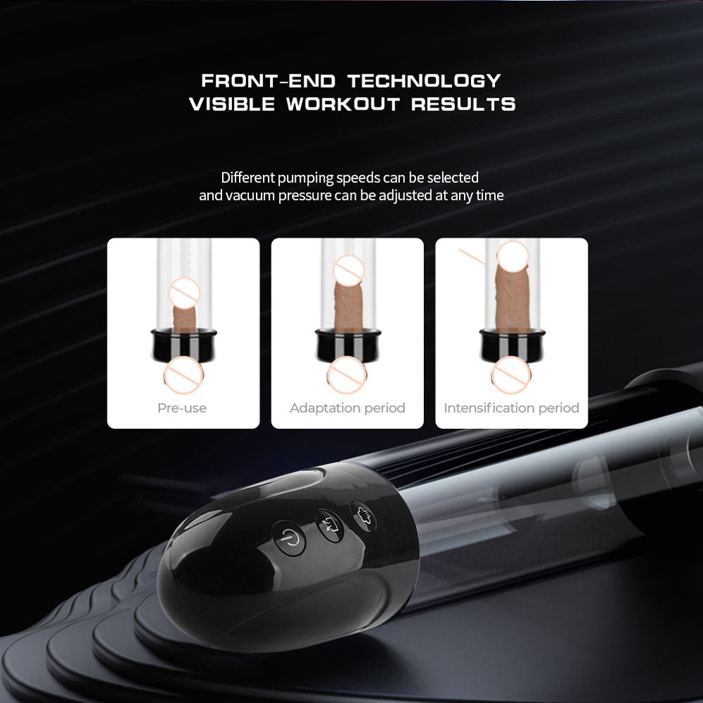 Buy LuvPump Automatic Penis Pump - Clear USB Rechargeable Automatic Penis Pump – Naughtyhut NZ sex toys online. Discreet delivery & top brands.