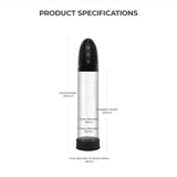 Buy LuvPump Automatic Penis Pump - Clear USB Rechargeable Automatic Penis Pump – Naughtyhut NZ sex toys online. Discreet delivery & top brands.