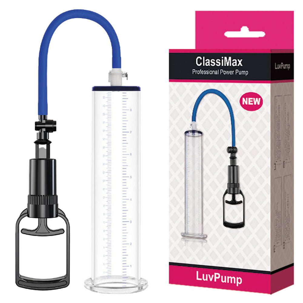 LuvPump ClassiMax XL Professional Power Pump - Clear Extra Large Penis Pump – Sex toys NZ by Naughtyhut. Discreet delivery nationwide.