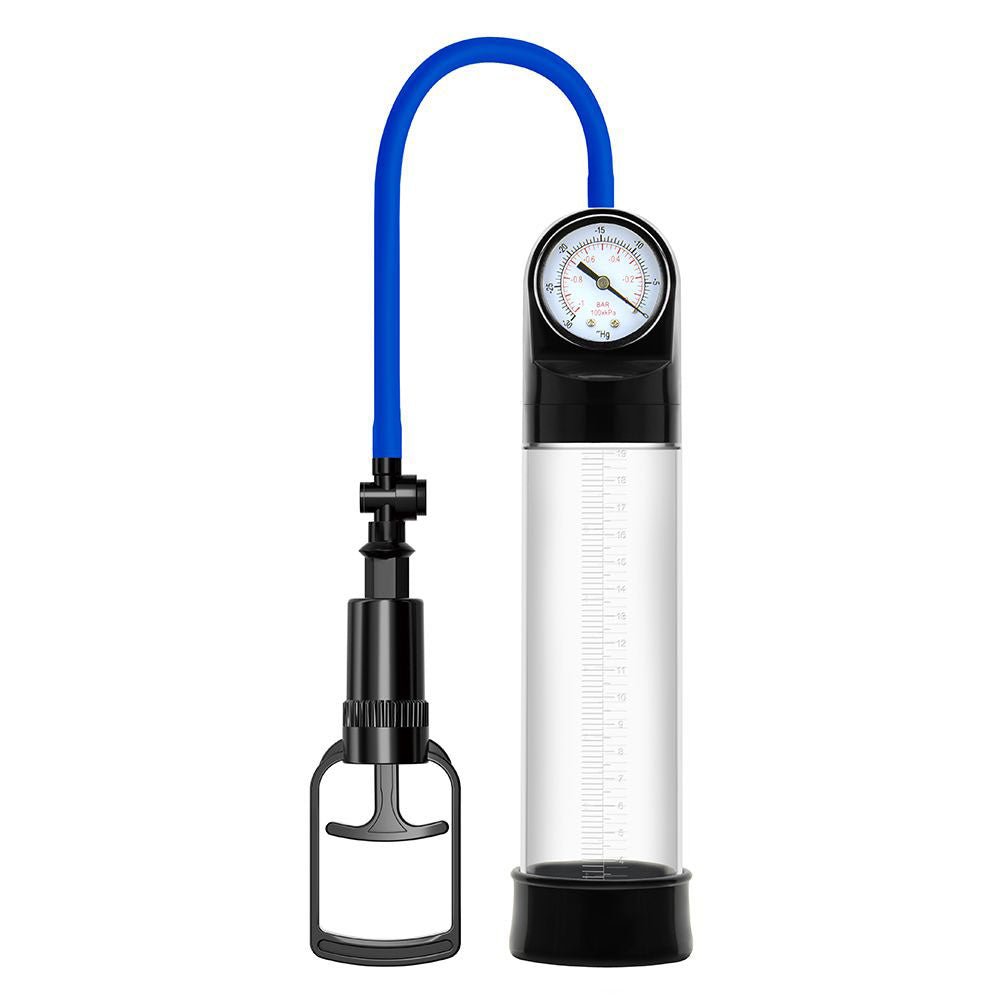 Buy LuvPump ClassiXtra Advanced Power Pump - Clear Penis Pump with Pressure Gauge – Naughtyhut NZ sex toys online. Discreet delivery & top brands.