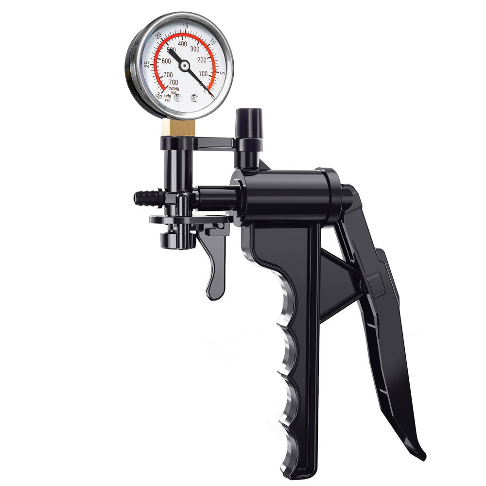 Buy LuvPump ProXtra Professional Gauge Power Pump - Clear Penis Pump with Pressure Gauge – Naughtyhut NZ sex toys online. Discreet delivery & top brands.