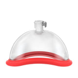 Buy LuvPump Vagina Enhancement System - Clear/Red Vagina Pump – Naughtyhut NZ sex toys online. Discreet delivery & top brands.