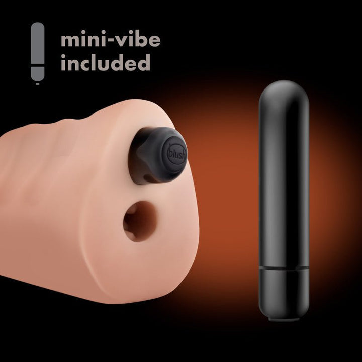 M Elite Soft and Wet - Annabella - Flesh Vibrating Vagina Stroker – Sex toys NZ by Naughtyhut. Discreet delivery nationwide.
