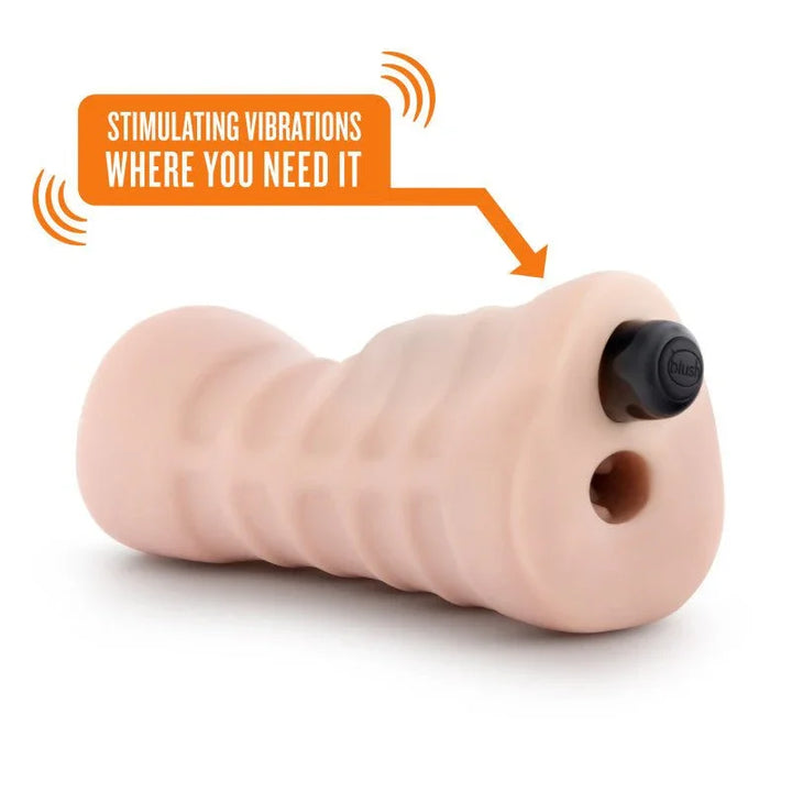 Rain stroker with the bullet seated in its port, stimulating vibrations callout