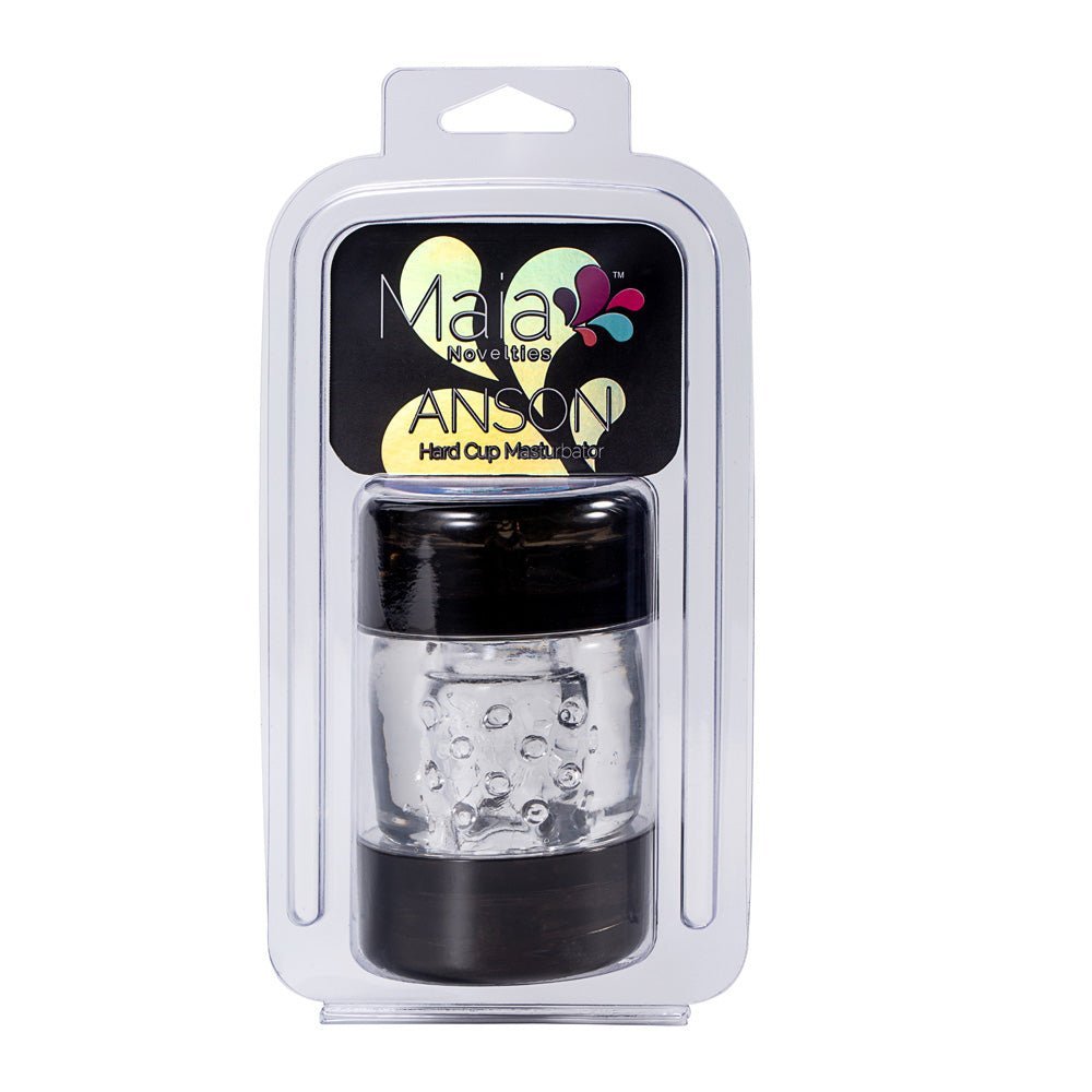 Maia ANSON - Clear Double Ended Stroker – Sex toys NZ by Naughtyhut. Discreet delivery nationwide.