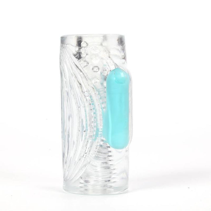 Maia Aster - Clear Vibrating Stroker Sleeve – Sex toys NZ by Naughtyhut. Discreet delivery nationwide.