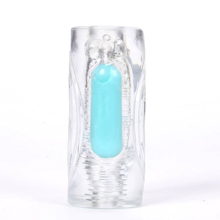 Maia Aster - Clear Vibrating Stroker Sleeve – Sex toys NZ by Naughtyhut. Discreet delivery nationwide.