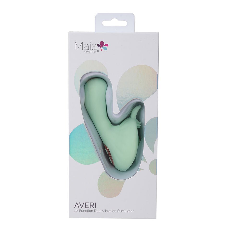 Maia AVERI - Green - Green USB Rechargeable Vibrator – Sex toys NZ by Naughtyhut. Discreet delivery nationwide.