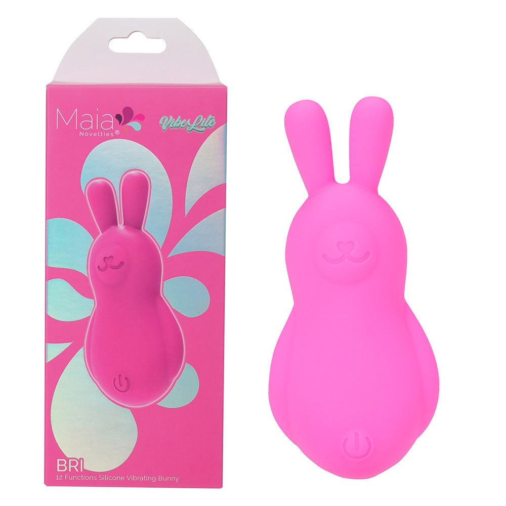 Buy Maia BRI - Pink - Pink 9 cm USB Rechargeable Vibrating Bunny Bullet – Naughtyhut NZ sex toys online. Discreet delivery & top brands.