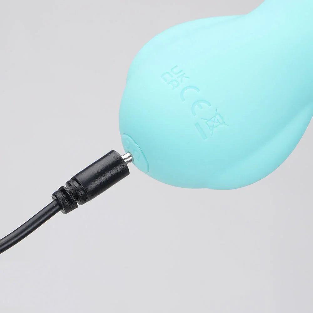 Maia BRI - Teal - Teal 9 cm USB Rechargeable Vibrating Bunny Bullet – Sex toys NZ by Naughtyhut. Discreet delivery nationwide.