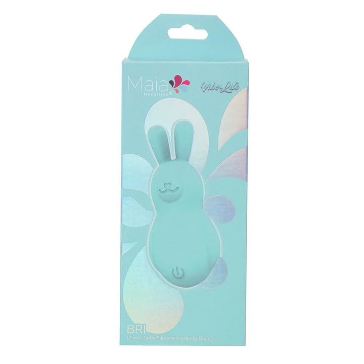 Maia BRI - Teal - Teal 9 cm USB Rechargeable Vibrating Bunny Bullet – Sex toys NZ by Naughtyhut. Discreet delivery nationwide.