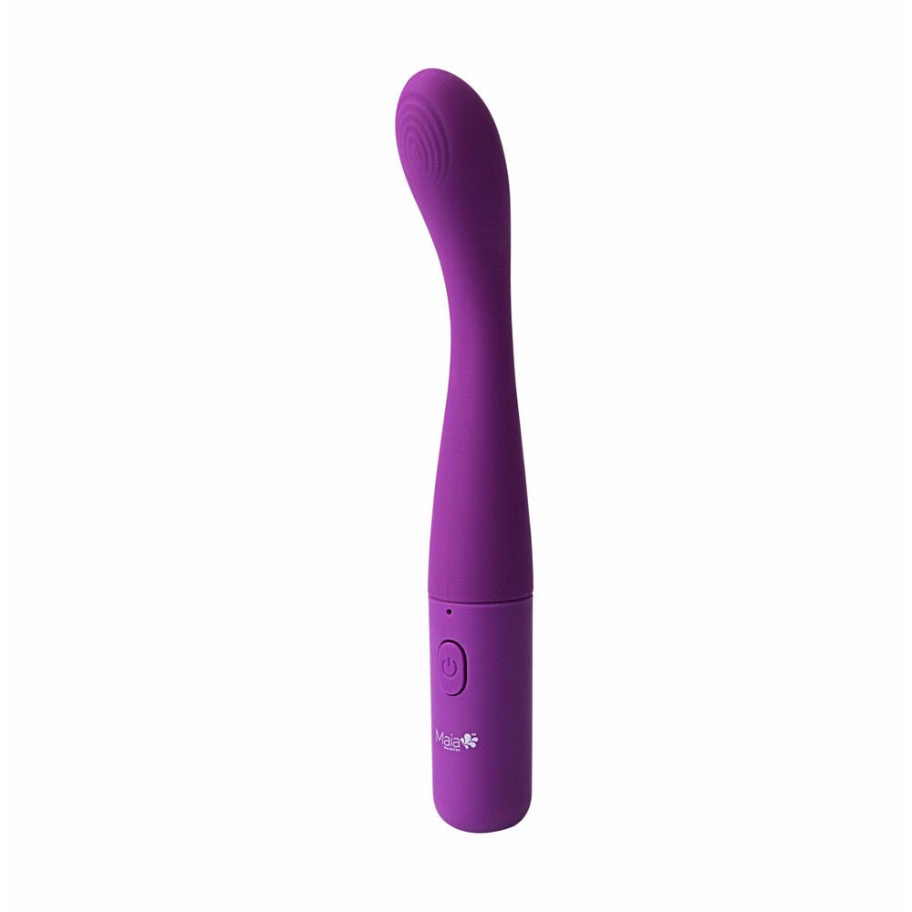 Maia CHELSI - Purple 17.8 cm USB Rechargeable Vibrator – Sex toys NZ by Naughtyhut. Discreet delivery nationwide.