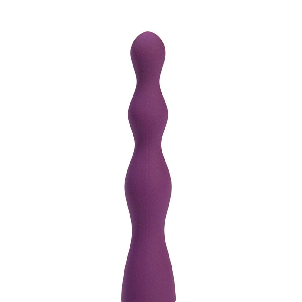 Maia DANI - Purple 17.8 cm USB Rechargeable Beaded Vibrator – Sex toys NZ by Naughtyhut. Discreet delivery nationwide.