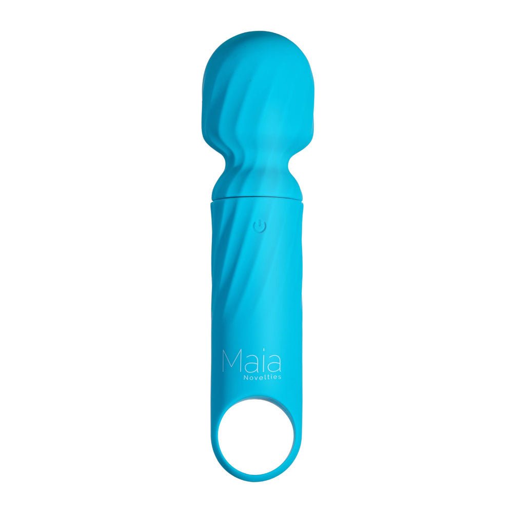 Buy Maia DOLLY - Blue - Blue 12.7 cm USB Rechargeable Massage Wand – Naughtyhut NZ sex toys online. Discreet delivery & top brands.