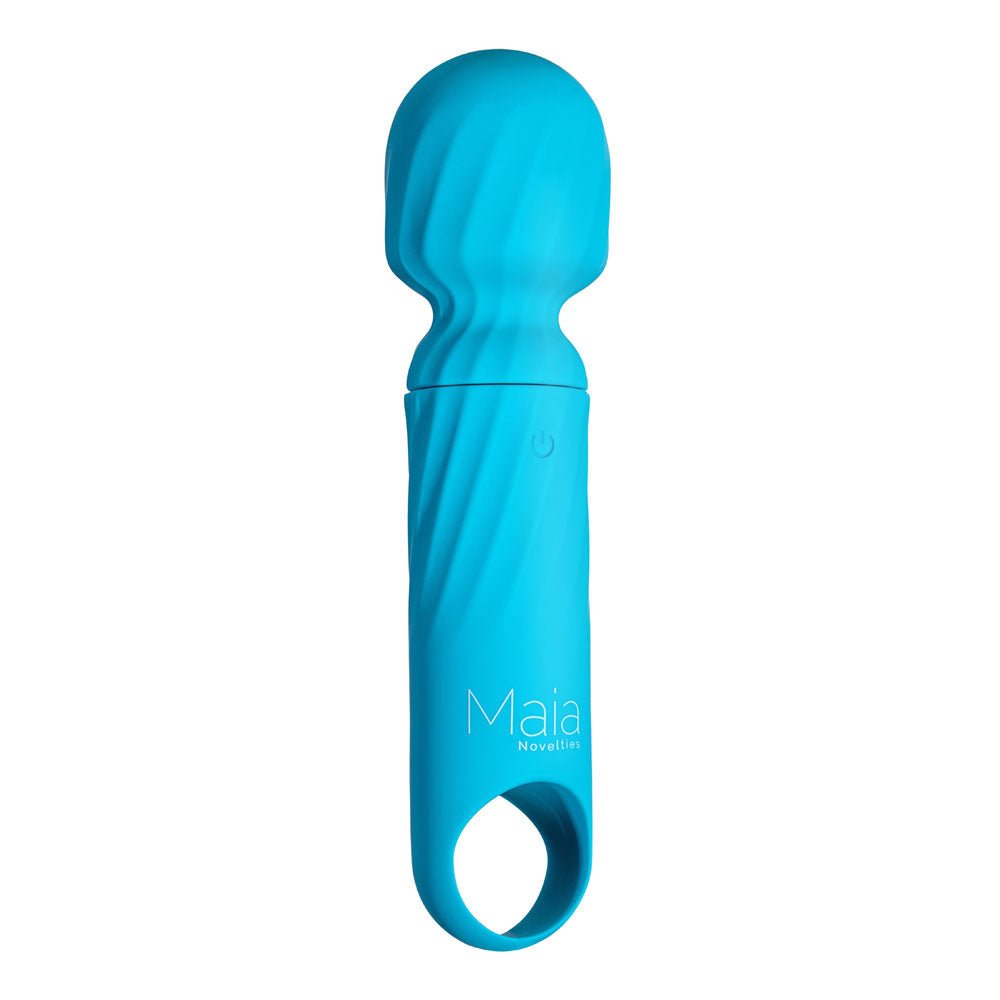 Buy Maia DOLLY - Blue - Blue 12.7 cm USB Rechargeable Massage Wand – Naughtyhut NZ sex toys online. Discreet delivery & top brands.