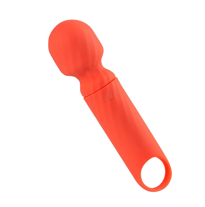 Maia DOLLY - Orange - Orange 12.7 cm USB Rechargeable Massage Wand – Sex toys NZ by Naughtyhut. Discreet delivery nationwide.