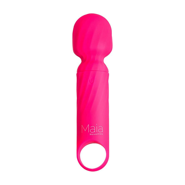 Maia DOLLY - Pink - Pink 12.7 cm USB Rechargeable Massage Wand – Sex toys NZ by Naughtyhut. Discreet delivery nationwide.