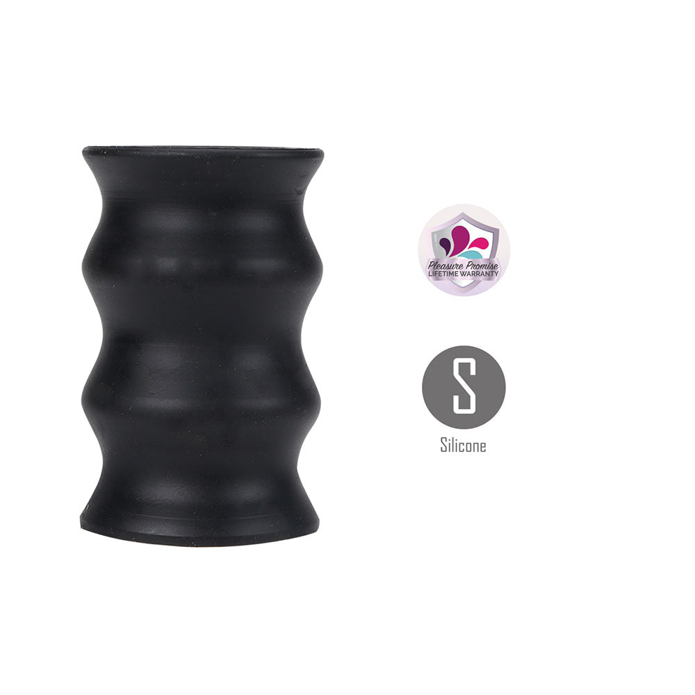 Buy Maia ELI - Black 10 cm Stroker Sleeve – Naughtyhut NZ sex toys online. Discreet delivery & top brands.