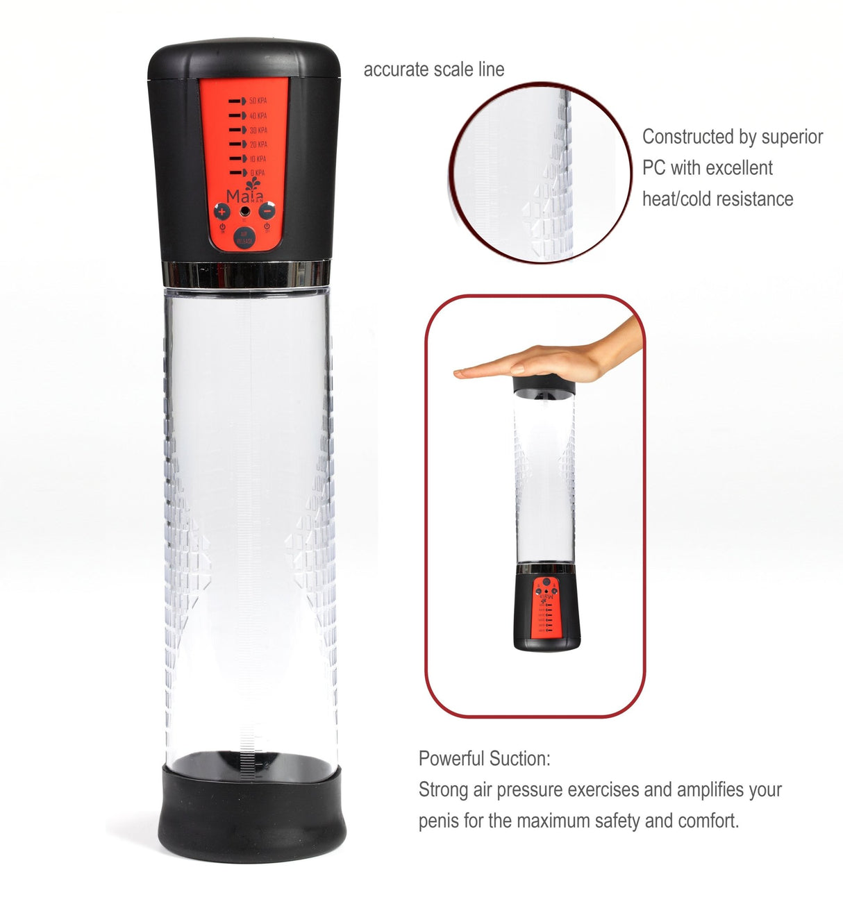 Buy Maia Jackson - Clear USB Rechargeable Penis Pump at NZ’s Mega Adult Toys Store. Discover premium sex toys with discreet shipping at the best price in NZ