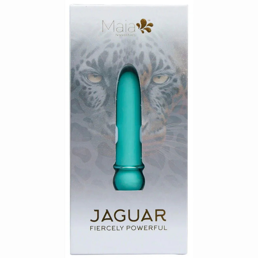 Maia JAGUAR - Blue - Blue 10.1 cm USB Rechargeable Bullet – Sex toys NZ by Naughtyhut. Discreet delivery nationwide.