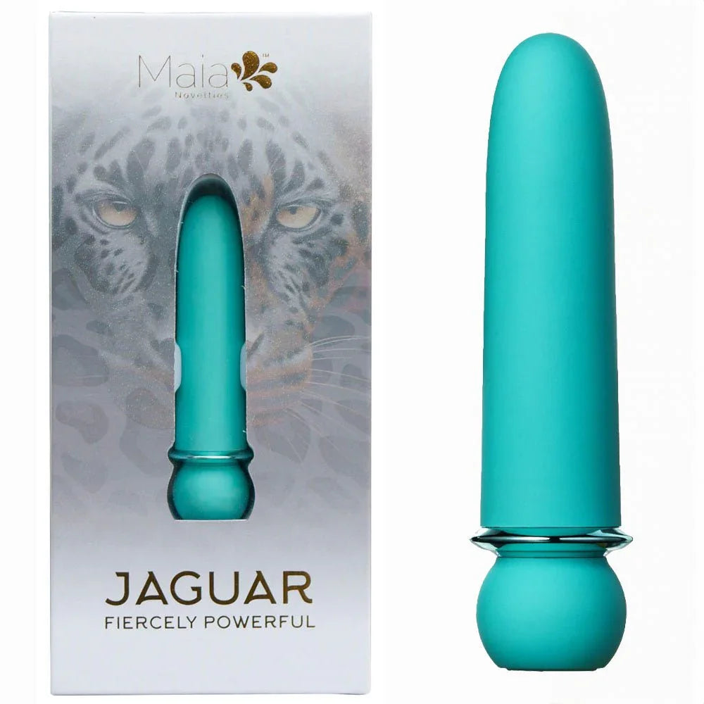 Maia JAGUAR - Blue - Blue 10.1 cm USB Rechargeable Bullet – Sex toys NZ by Naughtyhut. Discreet delivery nationwide.