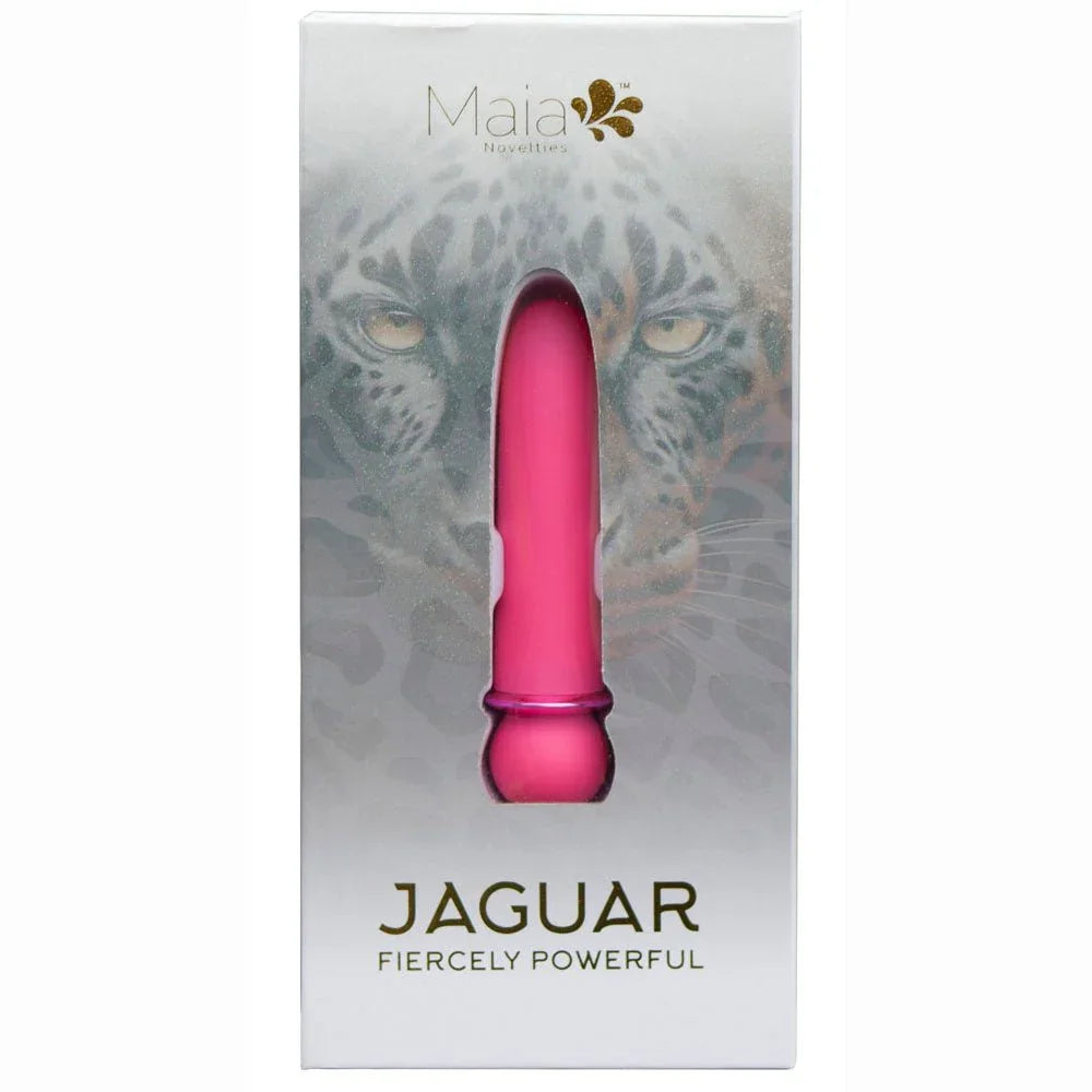 Maia JAGUAR - Pink - Pink 10.1 cm USB Rechargeable Bullet – Sex toys NZ by Naughtyhut. Discreet delivery nationwide.