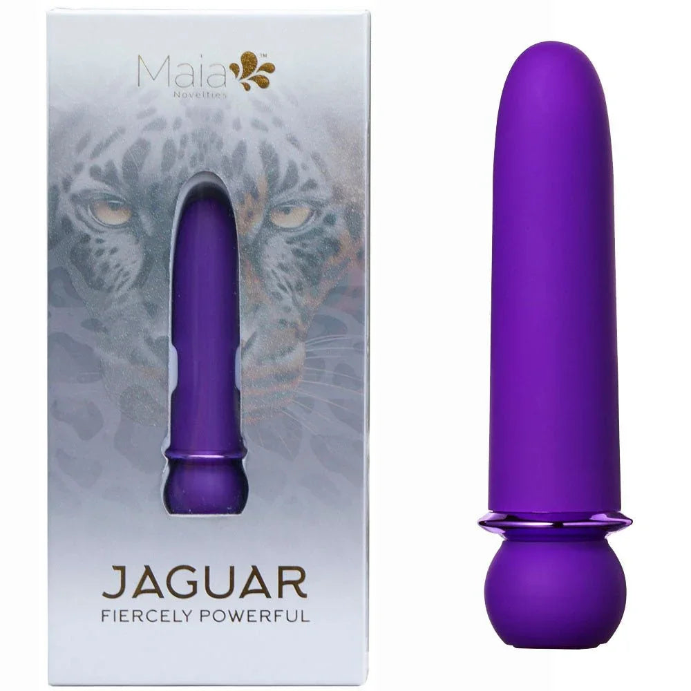Maia JAGUAR - Purple - Purple 10.1 cm USB Rechargeable Bullet – Sex toys NZ by Naughtyhut. Discreet delivery nationwide.