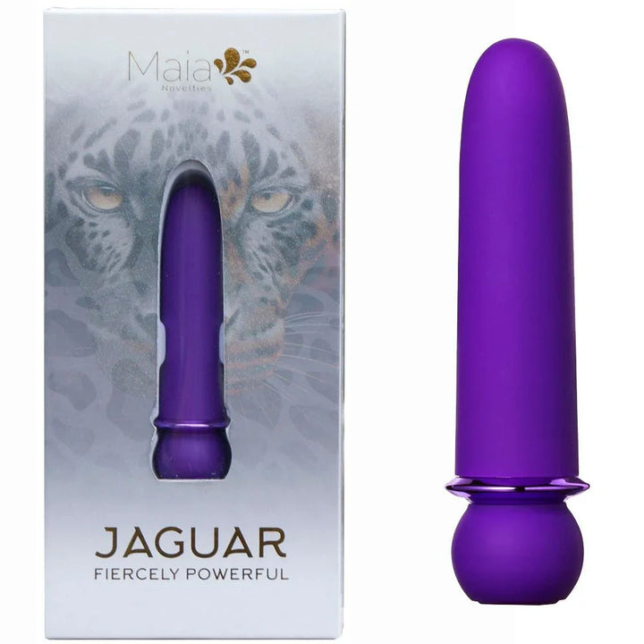 Maia JAGUAR - Purple - Purple 10.1 cm USB Rechargeable Bullet – Sex toys NZ by Naughtyhut. Discreet delivery nationwide.