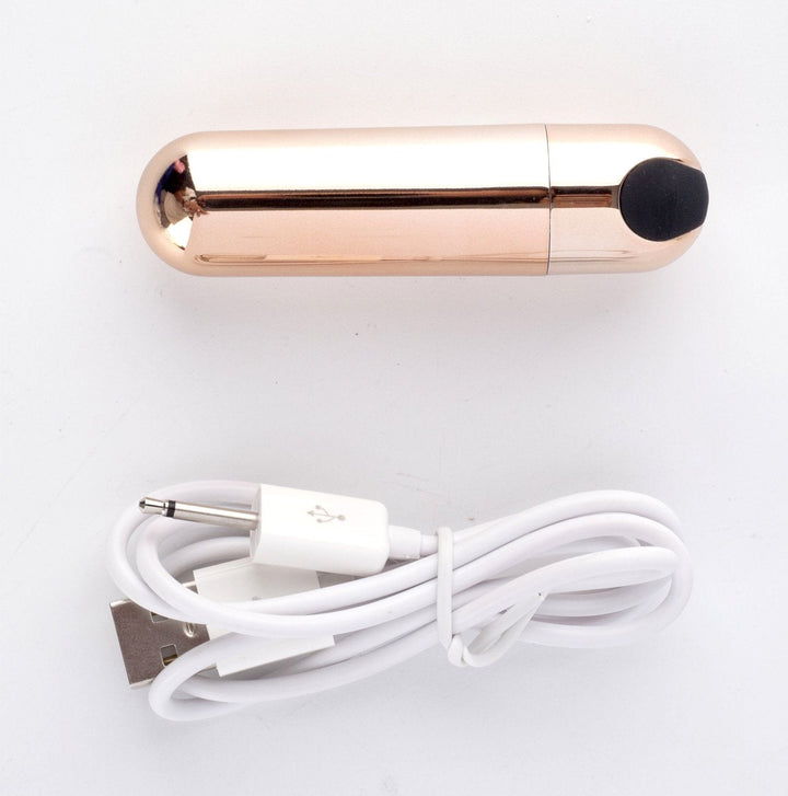 Maia Jayden - Rose Gold USB Rechargeable Vibrating Cock & Ball Rings – Sex toys NZ by Naughtyhut. Discreet delivery nationwide.
