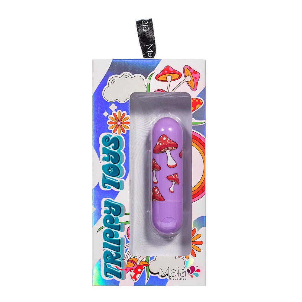 Maia JESSI Trippy - Lavender 7.6 cm USB Rechargeable Bullet – Sex toys NZ by Naughtyhut. Discreet delivery nationwide.